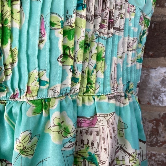 Jaloux 100% Silk Blouse Size Large - Picture 5 of 11